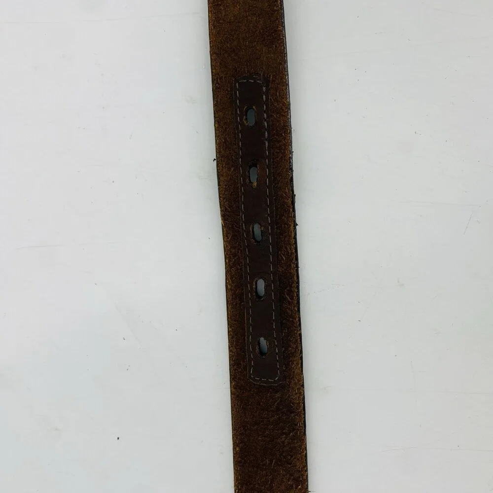 3D Belt Co Dark Brown Genuine Leather Men's 2